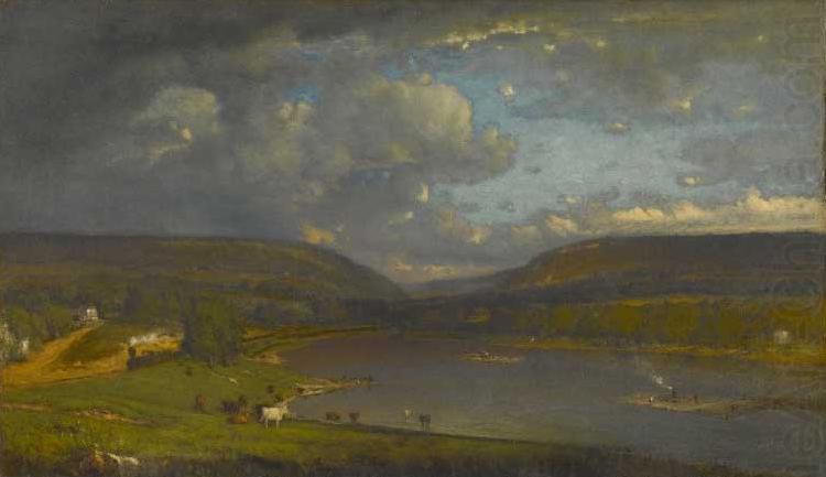 George Inness On the Delaware River china oil painting image